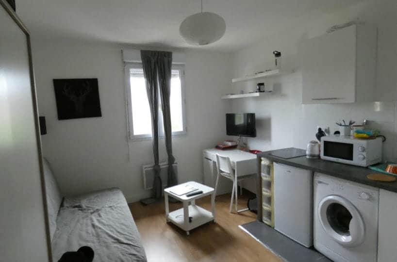 agence immobiliere maisons-alfort: studio 16 m² entièrement meublé avec coin cuisine aménagée et équipée