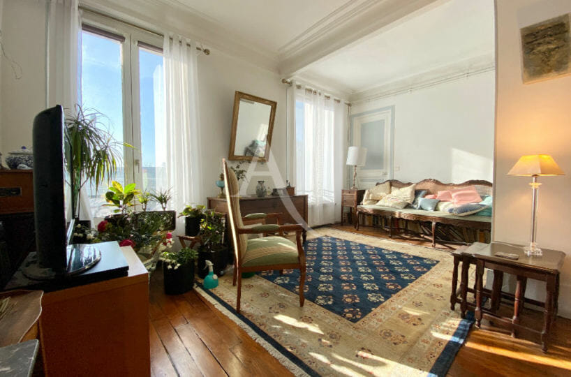 valerie immobilier charenton le pont - appartement 3 pièces 68 m², séjour lumineux