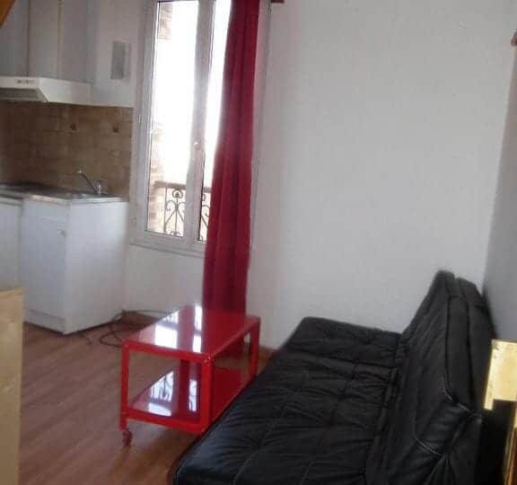 immobilier 94: studio 17 m², meublé avec mezzanine