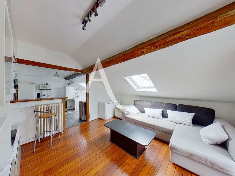 achat appartement charenton le pont: 2 pièces 48 m², séjour avec cuisine ouverte, entièrement rénové