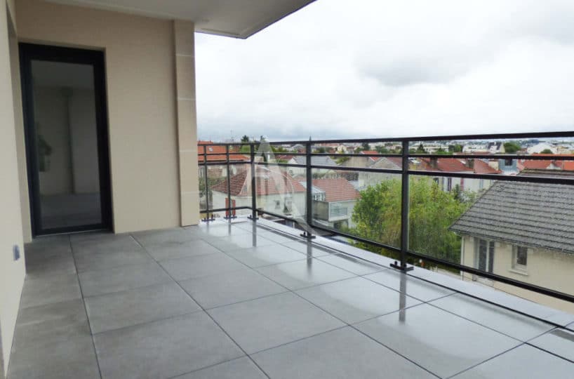 agence location immobiliere: le perreux sur marne, 2 pièces 44 m², grande terrasse sud sans vis à vis