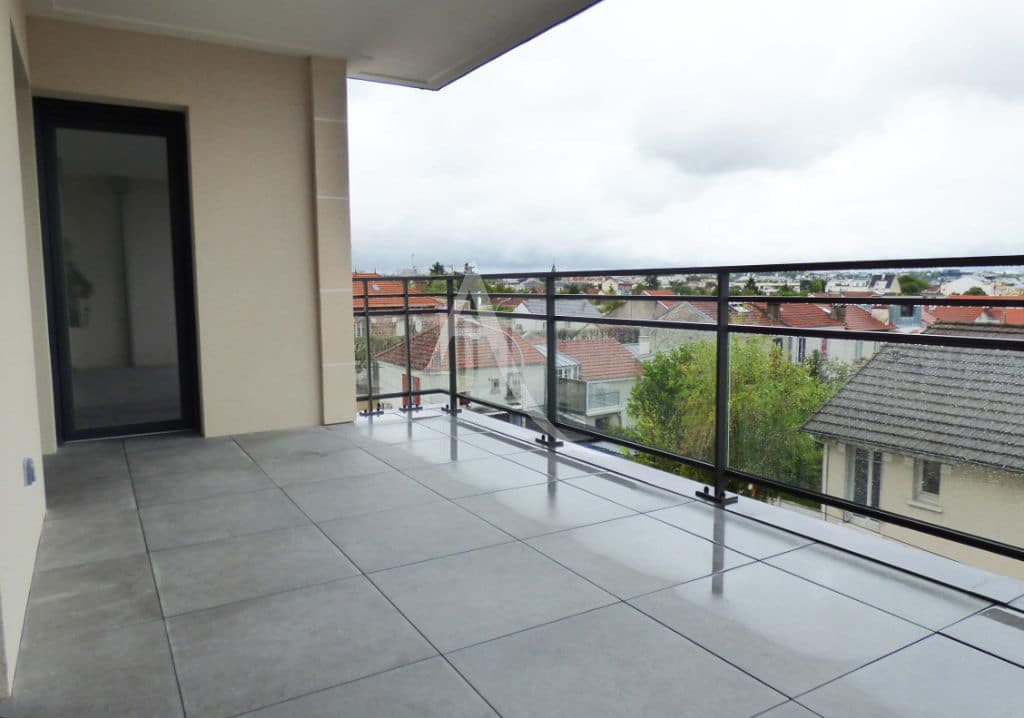 agence location immobiliere: le perreux sur marne, 2 pièces 44 m², grande terrasse sud sans vis à vis