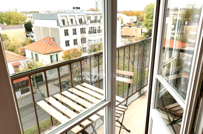 agence immobiliere maisons-alfort: appartement 3 pièces 65 m², beau balcon sans vis-à-vis avec vue panoramique