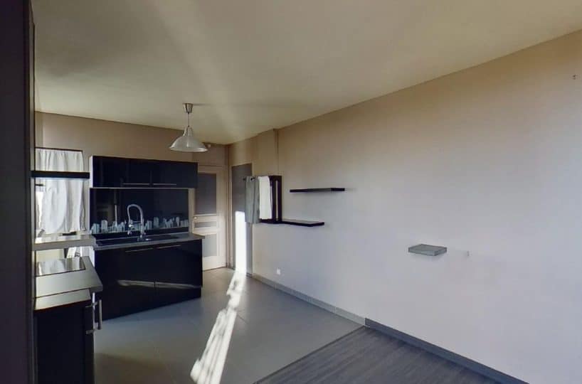 immo 94: studio, pièce à vivre avec coin cuisine aménagé et équipé, villeneuve st georges