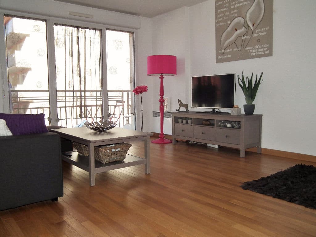 immo alfortville: appartement 3 pièces en duplex 62 m², séjour avec balcon, parking, centre ville