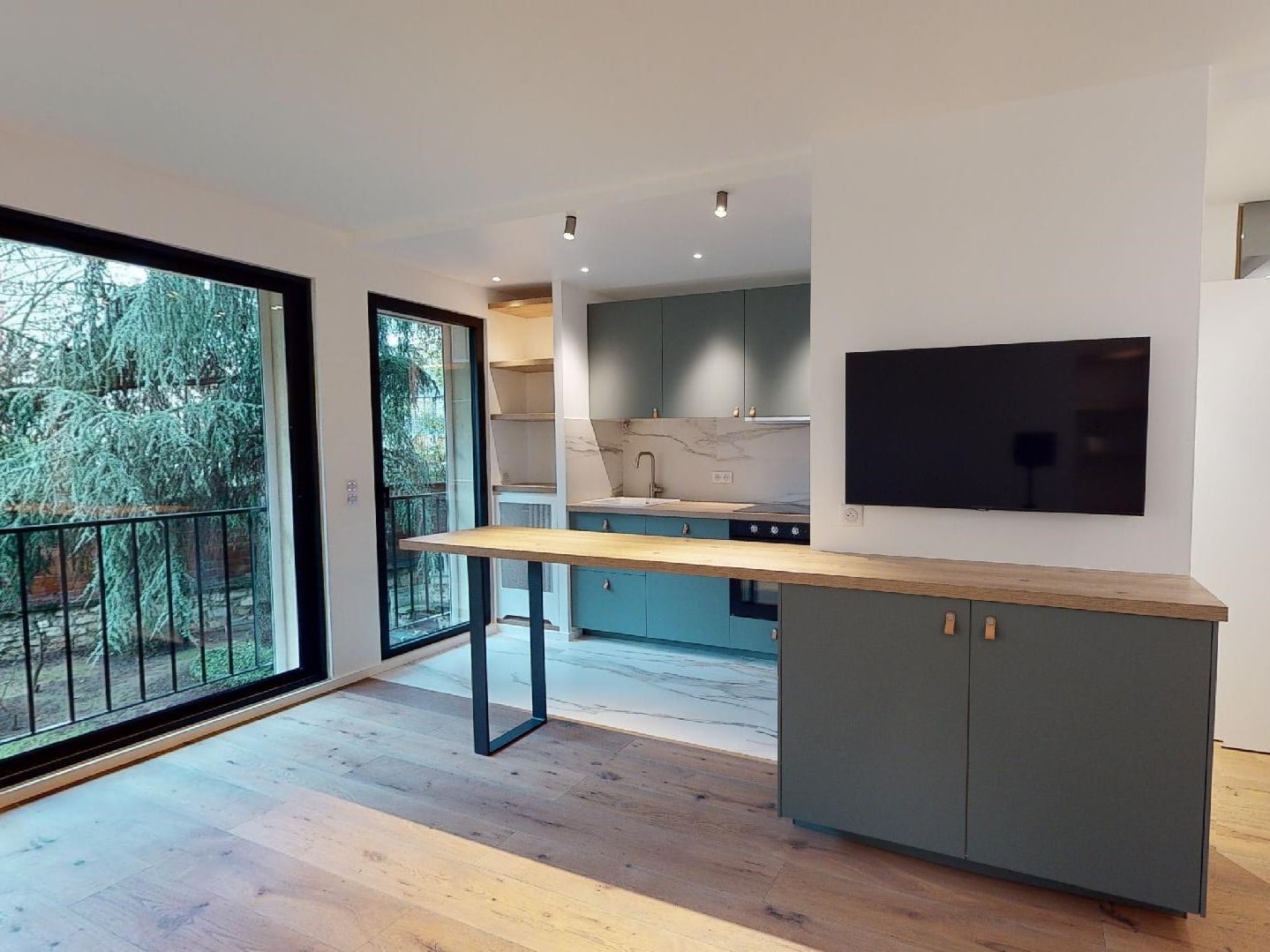 estimation appartement prix: 2 pièces 39 m², pièce à vivre lumineuse vue sur le parc