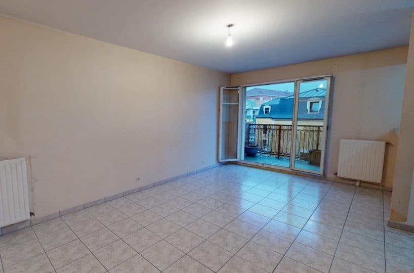 appartement alfortville location: 2 pièces 41 m², séjour avec cuisine semi-ouverte accès balcon