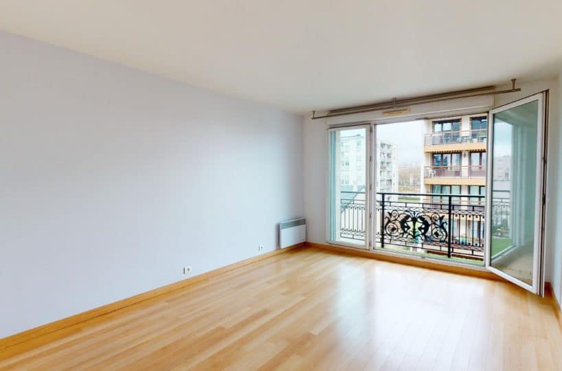agence immo alfortville: location 2 pièces 46 m², séjour avec parquet et balcon, proche centre ville