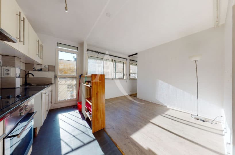 appartement charenton le pont: vente 2 pièces 37 m² donnant sur cour, cuisine ouverte, à 50 m du bois de vincennes