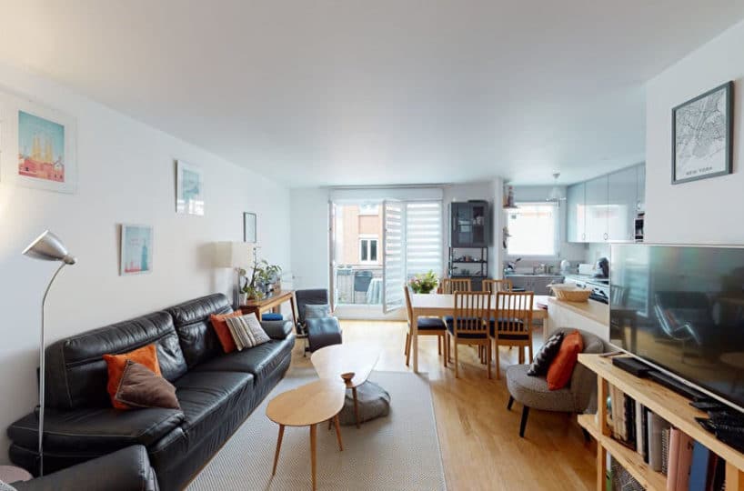 achat appartement alfortville: 4 pièces 92 m² en double exposition, séjour avec balcon, centre ville