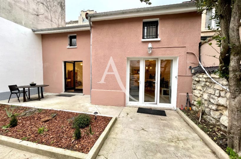 maison a vendre charenton le pont: 3 pièces + studio indépendant avec terrasse et jardin