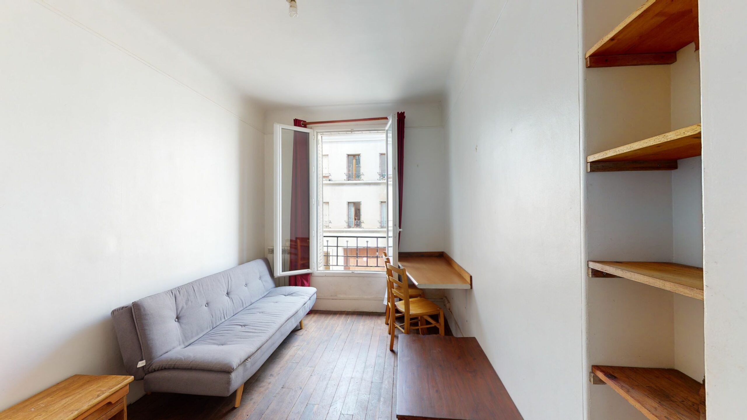 agence location immobiliere propose studio 20 m² meublé refait à neuf à Montreuil, aperçu pièce principale