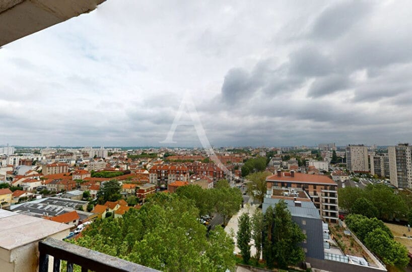 achat appartement alfortville: 2 pièces 54 m² au 12° étage avec ascenseur donnant sur une terrasse de 35 m², proche du rer d