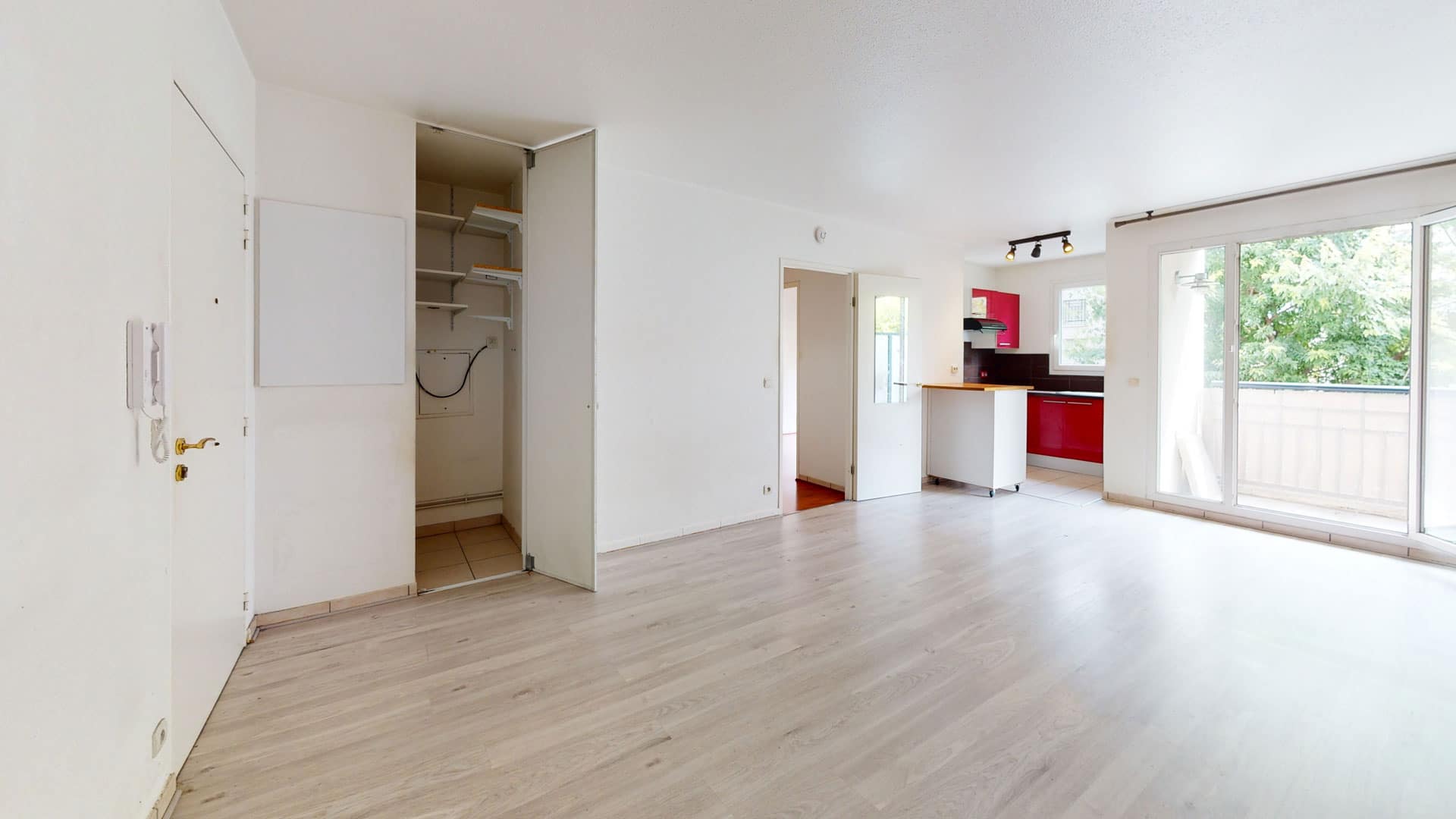 appartement à louer alforville, 2 pièces 44 m² avec balcon et parking dans résidence de standing, proche transports