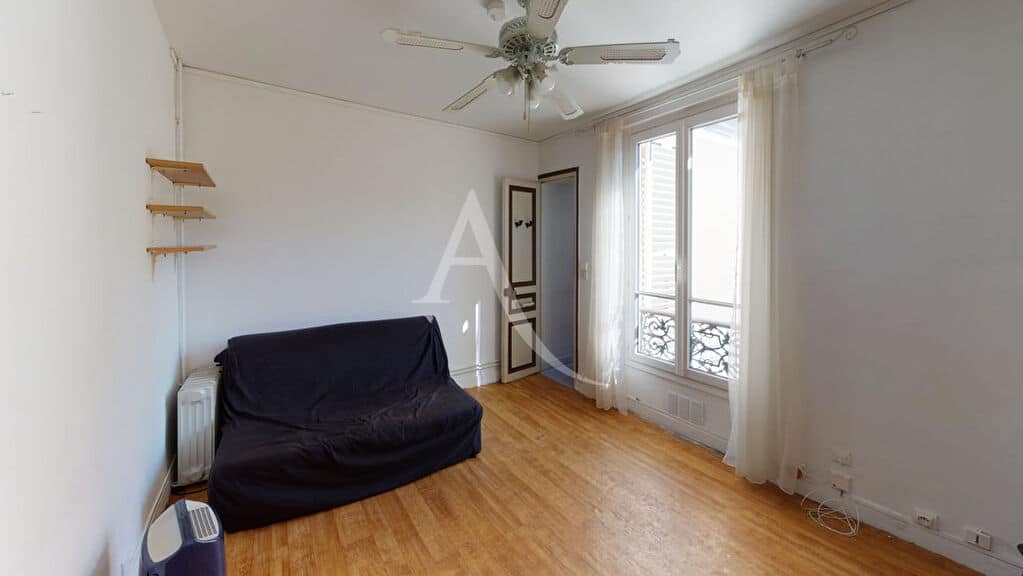 achat appartement alfortville: beau 2 pièces 27 m² traversant, séjour lavec parquet au sol, cave. secteur rer d