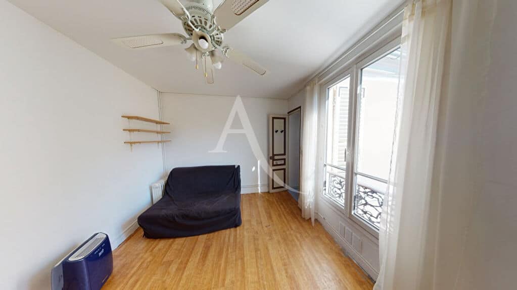 appartement a vendre alfortville: 2 pièces 27 m², séjour lumineux avec parquet au sol