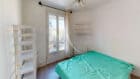 appartement à vendre à alfortville: 2 pièces 27 m², chambre avec lit double, ventilateur plafond