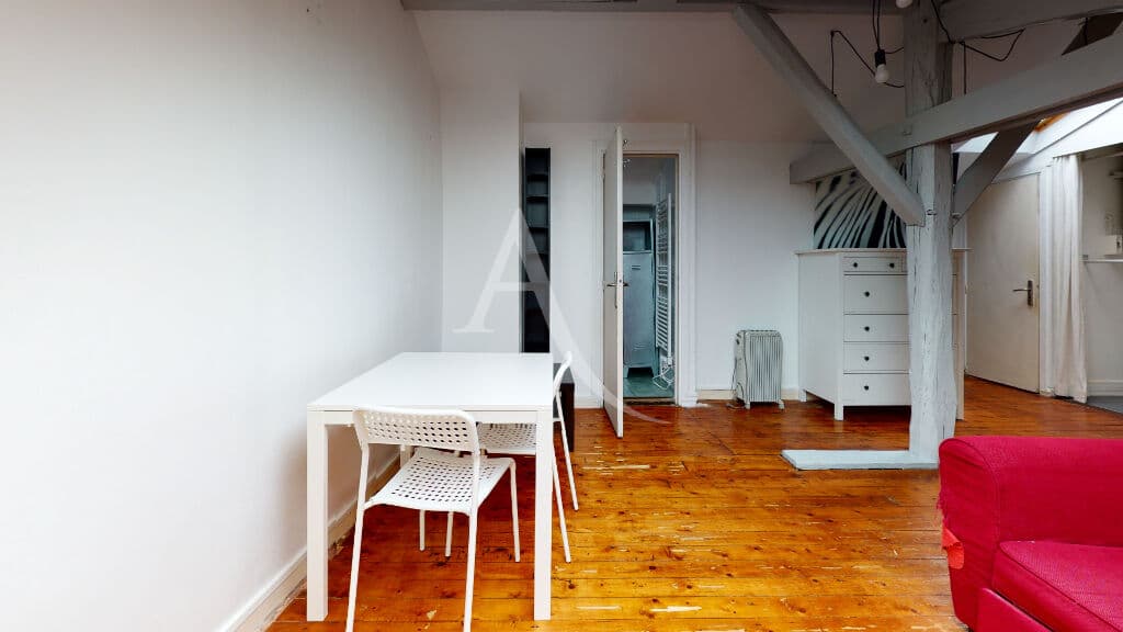 appartement alfortville: studio 24 m², séjour très lumineux, 2 vélux
