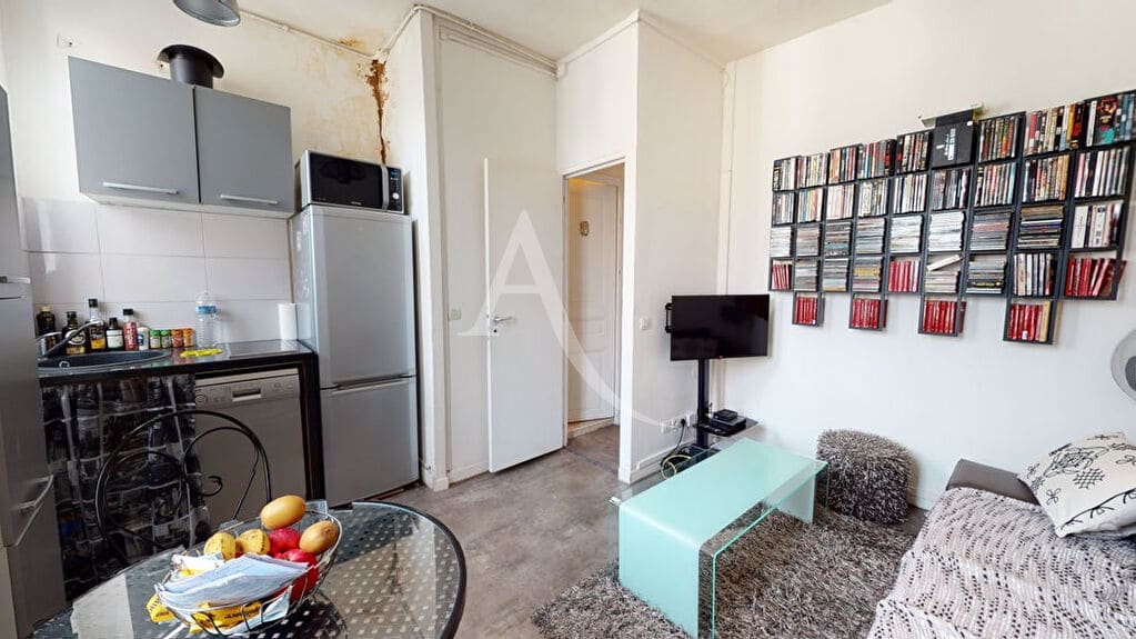 appartement a vendre alfortville: 2 pièces 30 m², séjour avec coin cusine aménagée