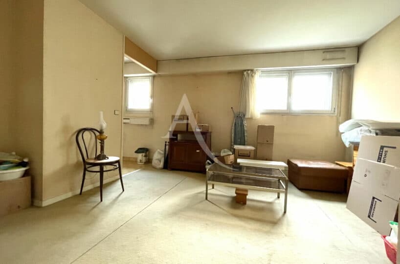 achat appartement charenton le pont: 2 pièces 43 m², séjour avec cuisine américaine