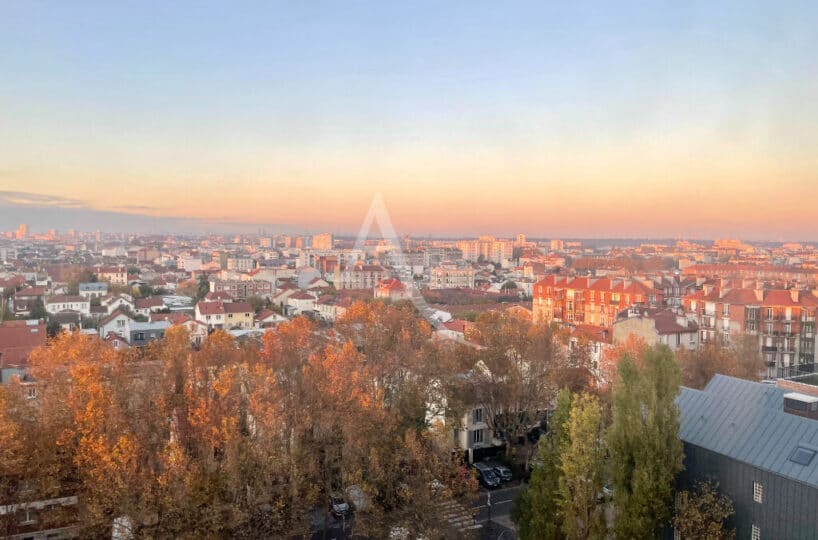 agence immo alfortville: vente appartement 2 pièces 42 m², superbe vue dégagée