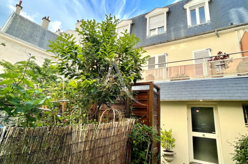 agence immobilière val de marne: 4 pièces 90 m² avec jardin de 20 m², terrasse et cave, secteur saint maurice