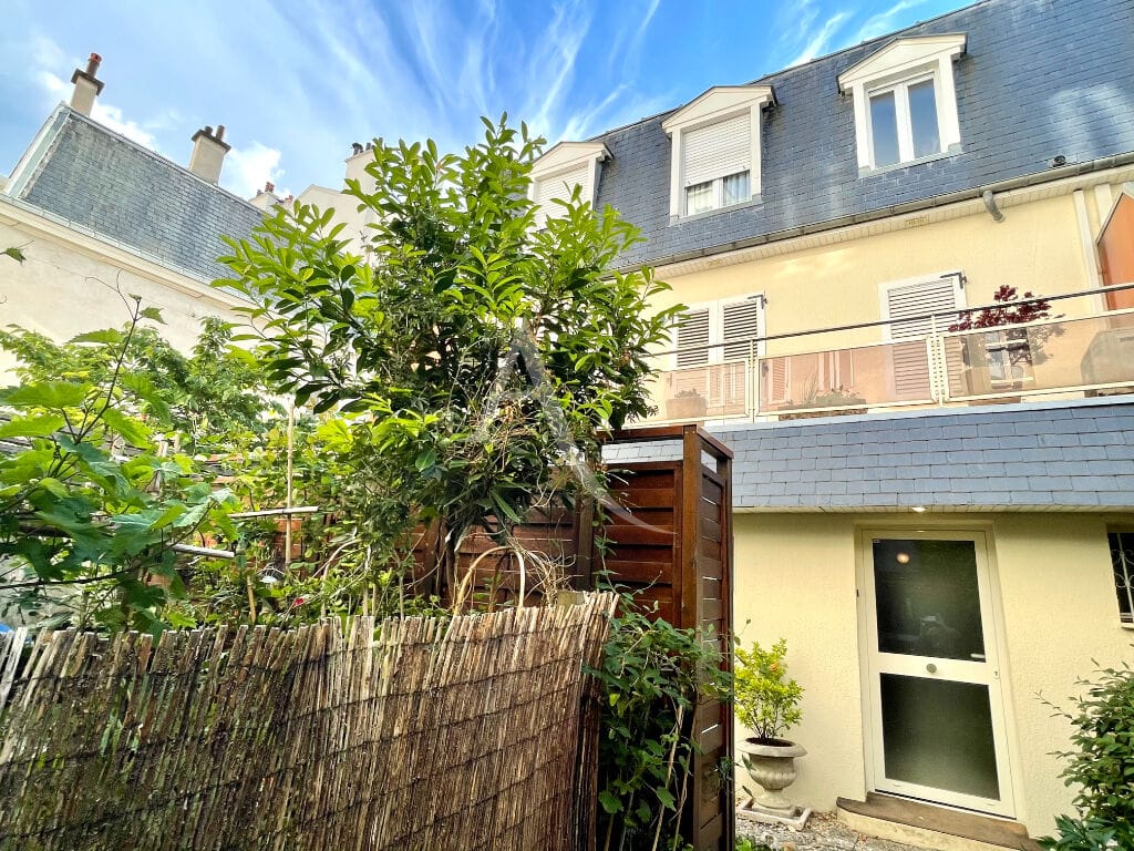 agence immobilière val de marne: 4 pièces 90 m² avec jardin de 20 m², terrasse et cave, secteur saint maurice