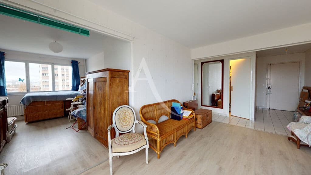 immo alfortville: appartement 3 pièces 58 m² à vendre, grand séjour ouvert sur la chambre