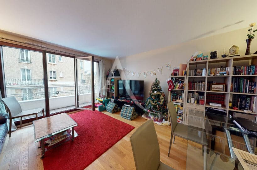 immobilier charenton le pont: vente 3 pièces 74 m² en parfait état, métro liberté