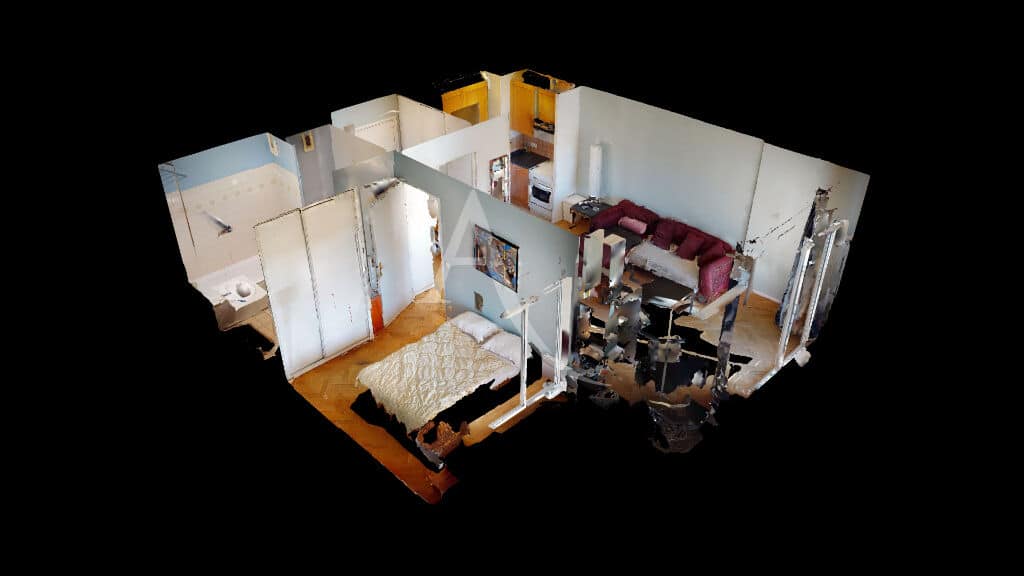 appartement a vendre alfortville: 2 pièces 41 m², visite virtuelle en ligne