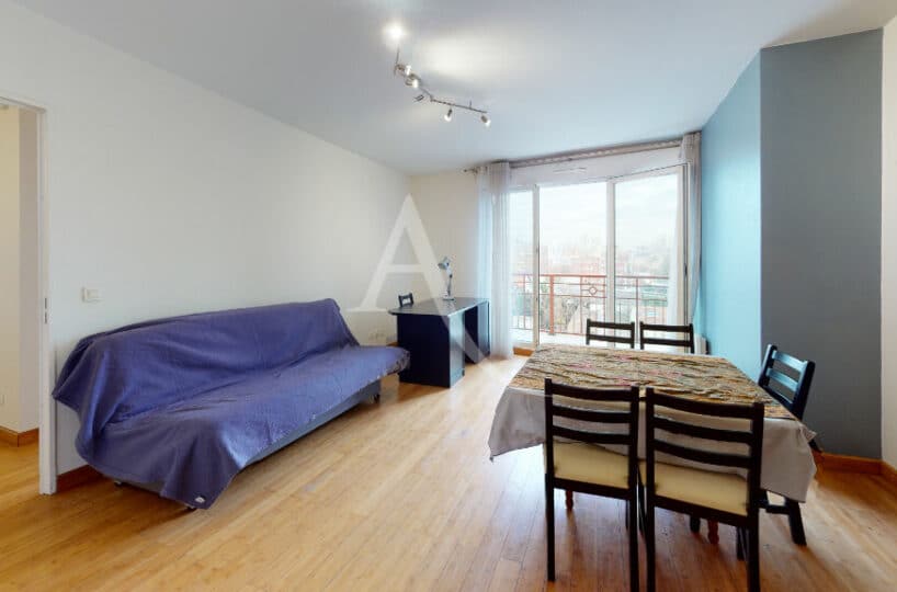 location appartement alfortville: 3 pièces, cuisine ouverte sur salon aménagée, équipée